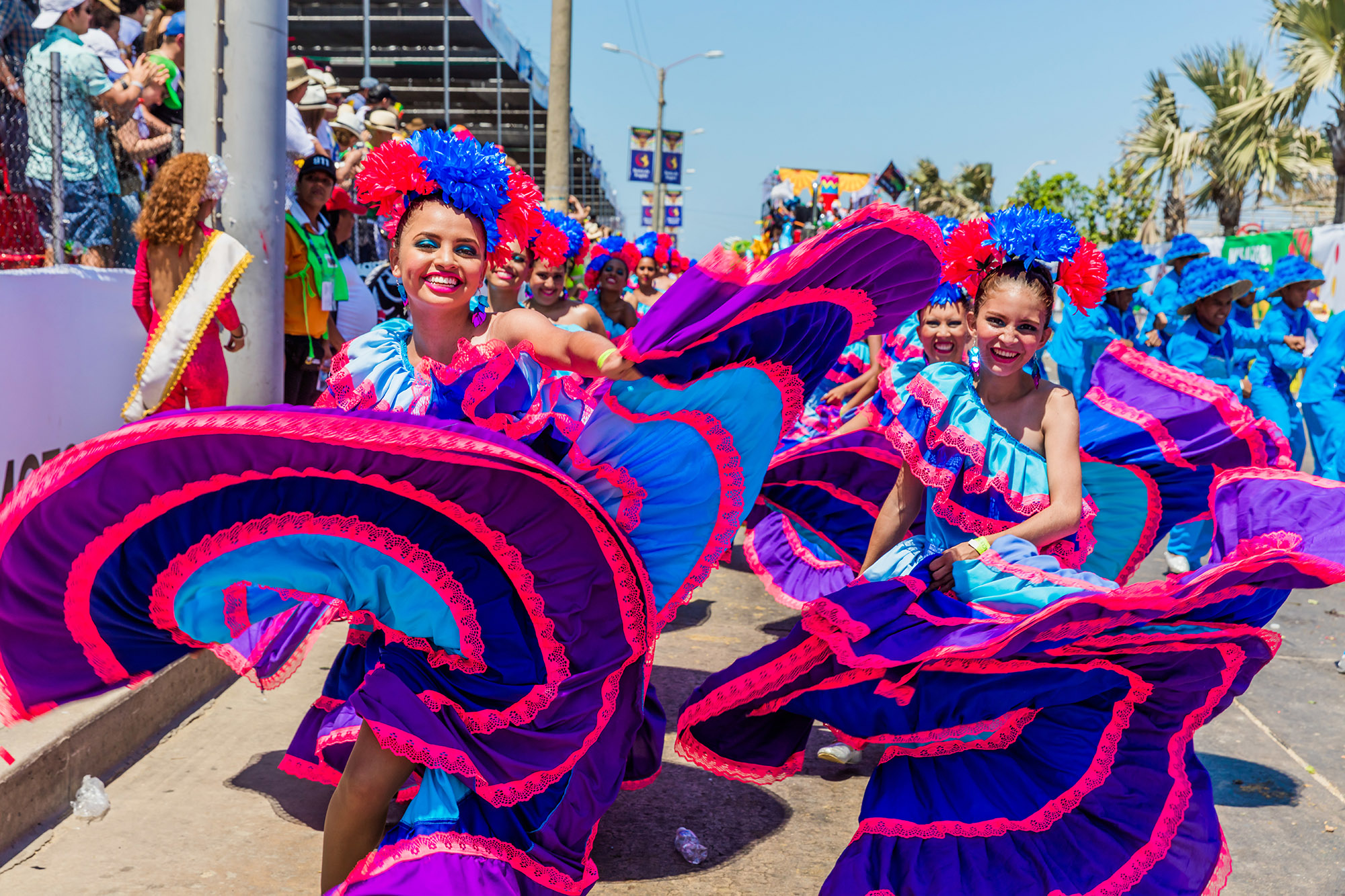 parade carnival festival of  Barranquilla Atlantico Colombia