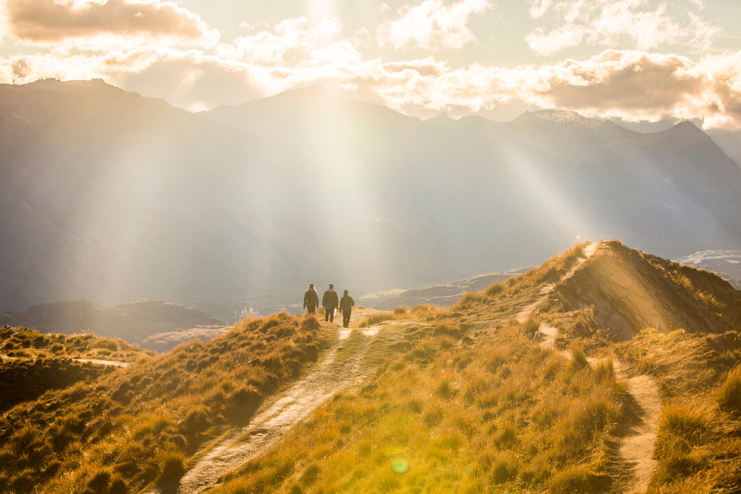 The strenuous yet highly rewarding hike to Roy's Peak in Wanaka, New Zealand. The hike is difficult but the views are spectacular at the top.